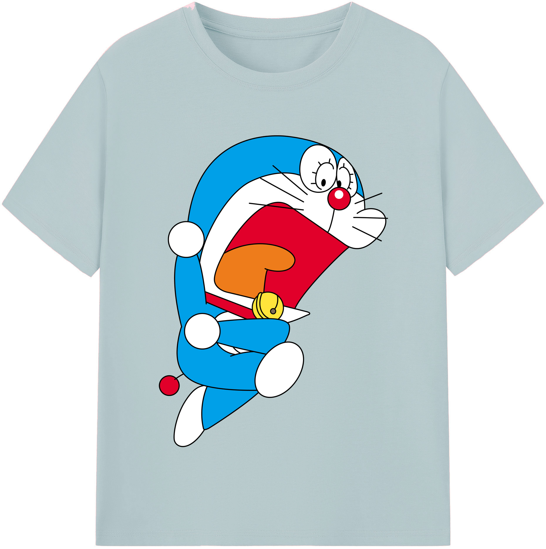 （画像用） ドラえもん Doraemon 綿100％半袖Tシャツ（フロントプリント）